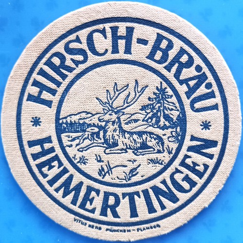 Vecchio sottobicchiere birra