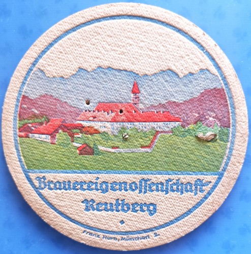 Vecchio sottobicchiere birra
