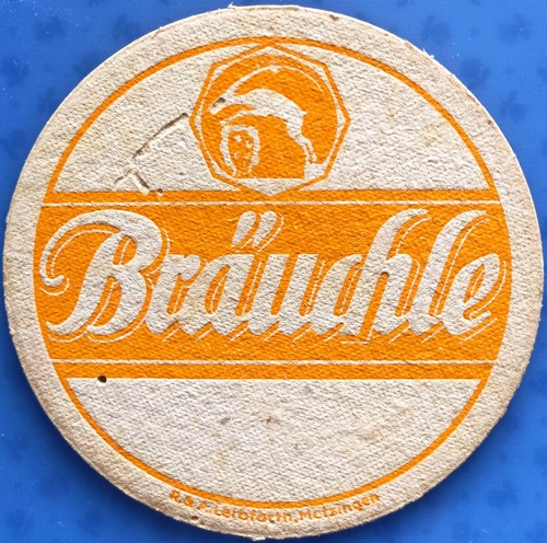 Vecchio sottobicchiere birra
