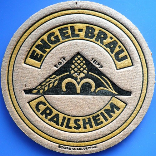 Vecchio sottobicchiere birra