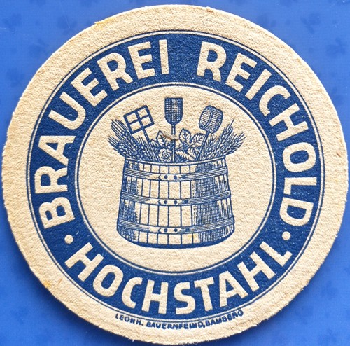 Vecchio sottobicchiere birra