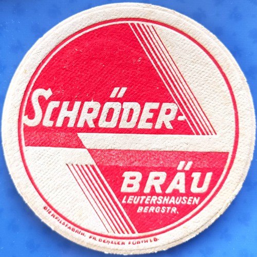 Vecchio sottobicchiere birra