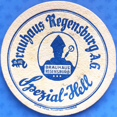 Vecchio sottobicchiere birra