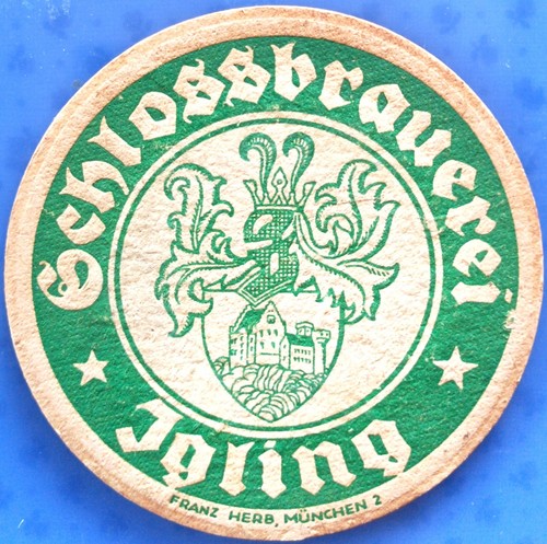 Vecchio sottobicchiere birra