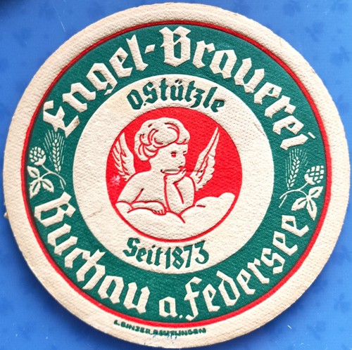 Vecchio sottobicchiere birra