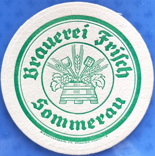 Vecchio sottobicchiere birra