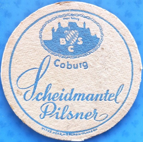 Vecchio sottobicchiere birra