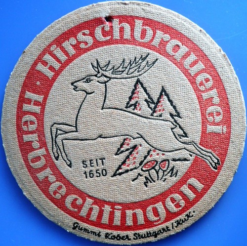 Vecchio sottobicchiere birra