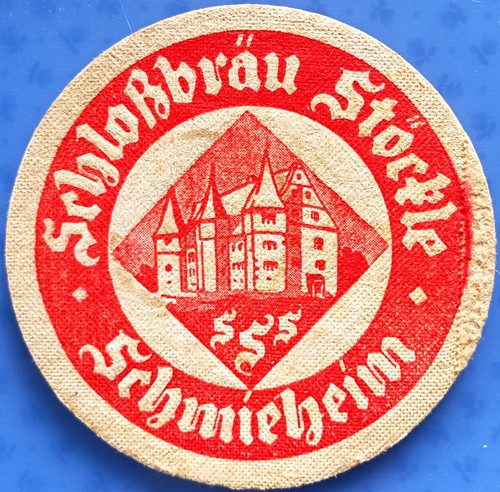 Vecchio sottobicchiere birra