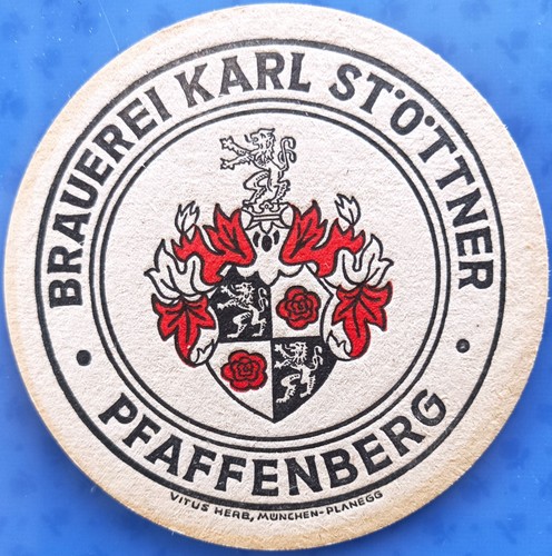 Alter bierdeckel brauerei - brauerei, karl