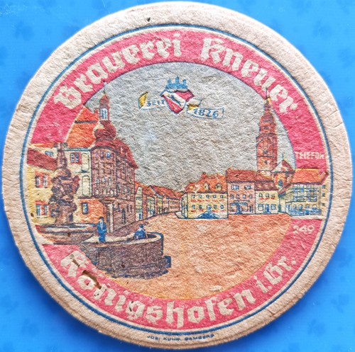 Vecchio sottobicchiere birra