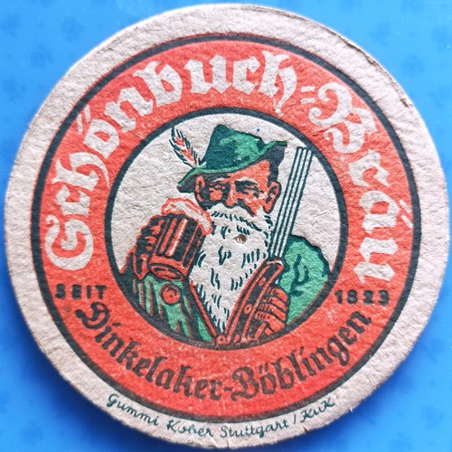 Vecchio sottobicchiere birra