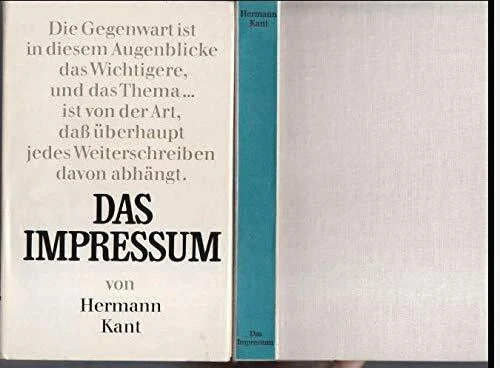 Das impressum buch - das,