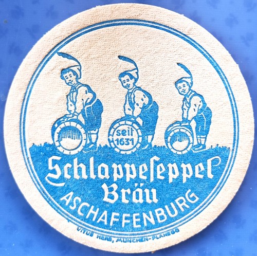 Vecchio sottobicchiere birra