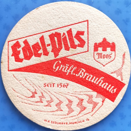 Vecchio sottobicchiere birra