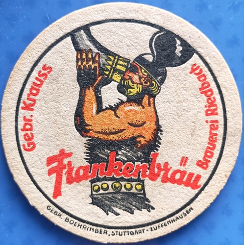 Vecchio sottobicchiere birra