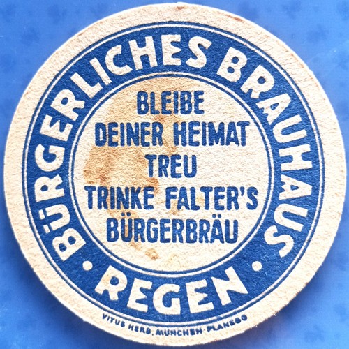 Vecchio sottobicchiere birra
