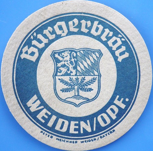 Vecchio sottobicchiere birra