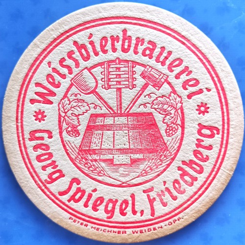 Vecchio sottobicchiere birra