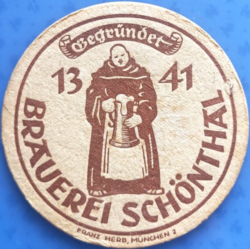 Vecchio sottobicchiere birra