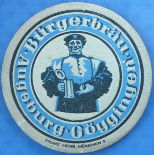 Vecchio sottobicchiere birra