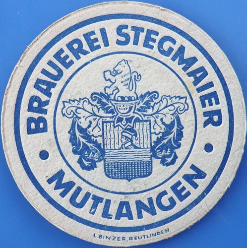 Vecchio sottobicchiere birra