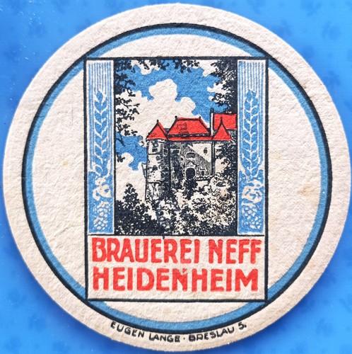 Vecchio sottobicchiere birra