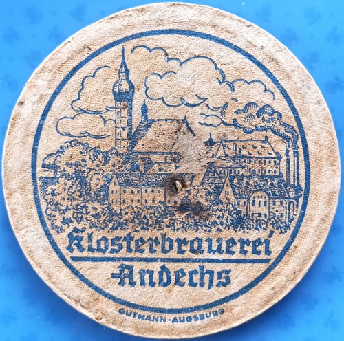 Vecchio sottobicchiere birra