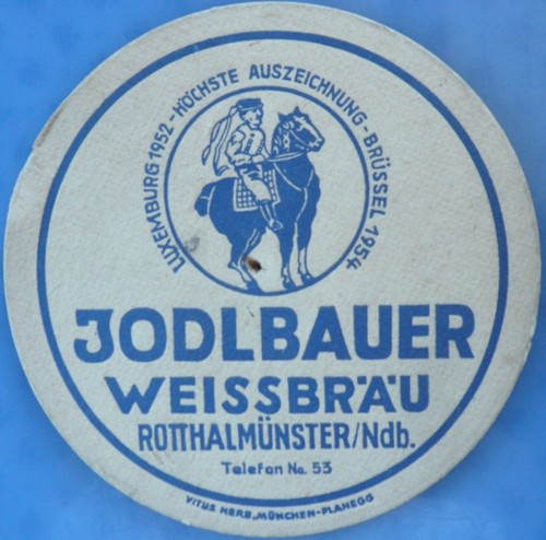 Vecchio sottobicchiere birra