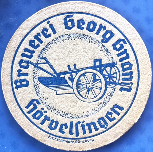 Vecchio sottobicchiere birra