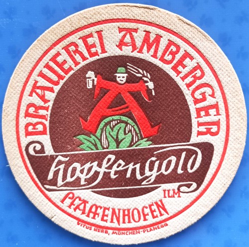 Vecchio sottobicchiere birra